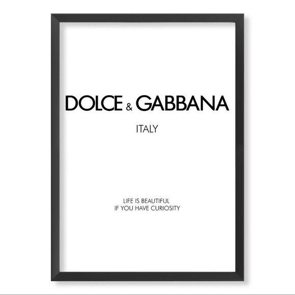 Set 3 RARE B&W Fashion Designer Quotes Gift Wall Fun Art Poster Print Picture - Picture 11 of 11